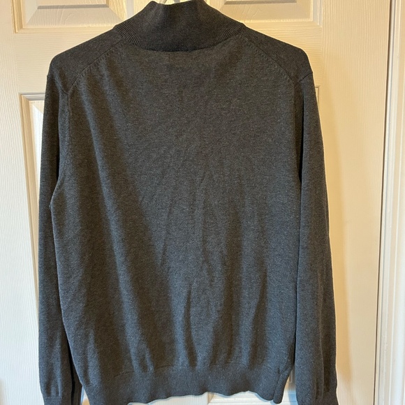 Men's Nautica Classic Fit Quarter Zip Cotton Sweater Size Medium - Picture 2 of 5